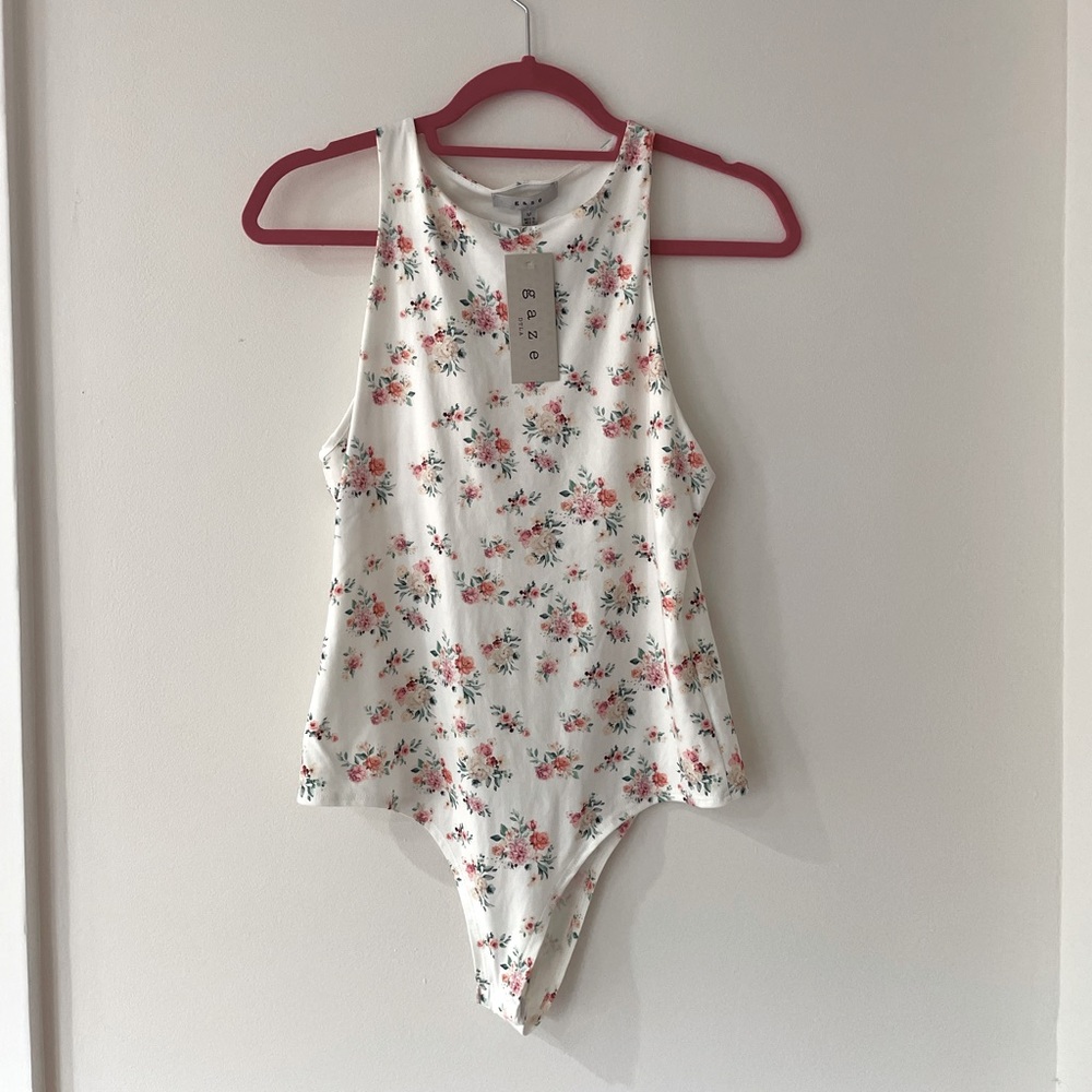 Floral Bodysuit Size M
